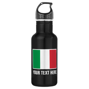 Botellas de agua italianas de encargo de la