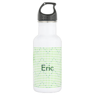 Botellas de agua personalizadas con lunares de lim