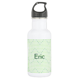 Botellas de agua personalizadas con lunares de lim