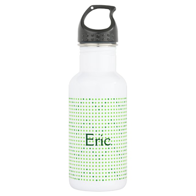 Botellas de agua personalizadas con lunares de lim (Anverso)