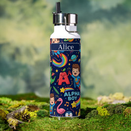 Botellas de Agua Personalizadas para Niños Alphala