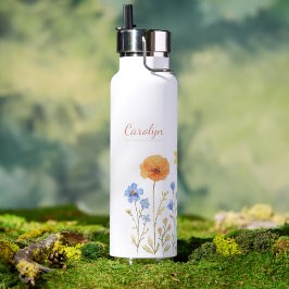 Botellas de Agua Personalizadas, Viaje Floral Pers