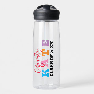 Botellas de agua personalizado, graduación persona