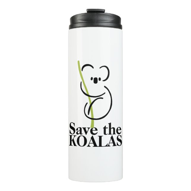 Botellas de agua Salva las Koalas (Anverso)