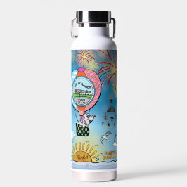 Botellas de agua - Sobre el mar