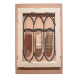 Botellas de arena de vidrio arte mural Metalizado