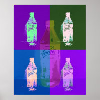Botellas de arte pop