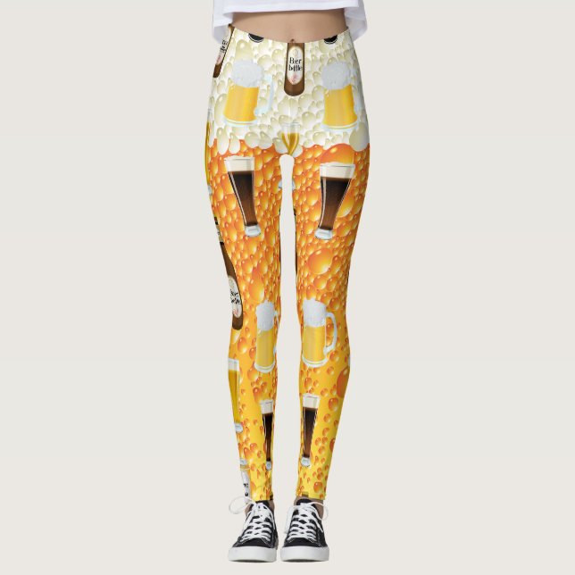 Botellas de cerveza Leggings (Anverso)