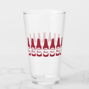 Botellas de cerveza rojas