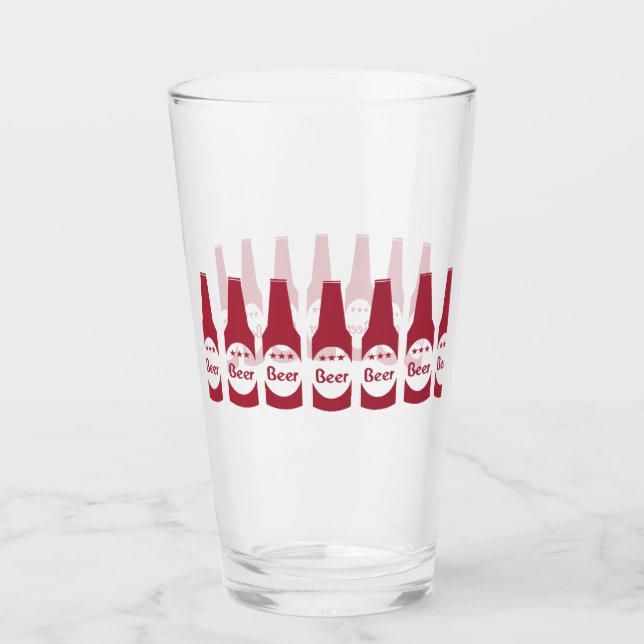 Botellas de cerveza rojas (Anverso)