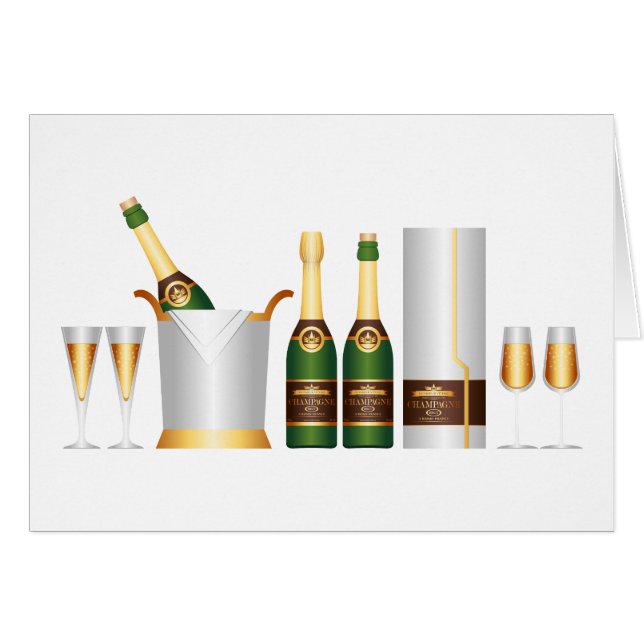 botellas de champán (Anverso (Horizontal))