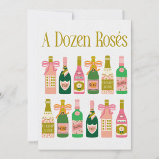 Botellas de champán rosado Pop Fizz Clink
