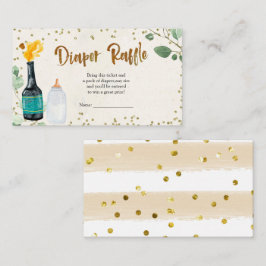 Botellas de compras Diaper Raffle Tarjeta de cierr