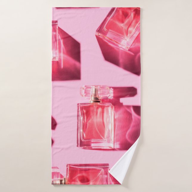Botellas de patrón de perfume femenino (Toalla de baño)