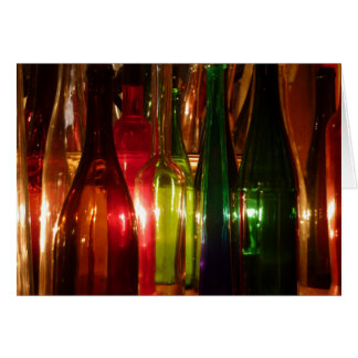 Botellas de vidrio de época