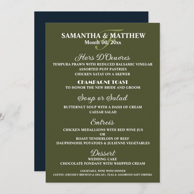 Botellas de vino acuático menú de uvas de viñedos (Anverso / Reverso)