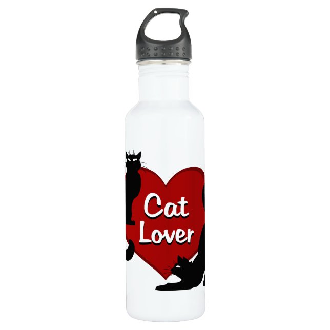Botellas deportivas Cat Art Cat Lover (Anverso)