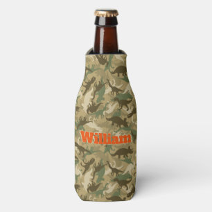Botellas Enfriador de Botella con Camuflaje de Dinosaurio