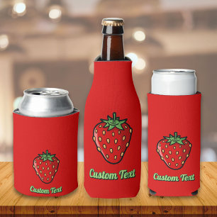 Botellas Enfriador de Botella con Icono de Fresa