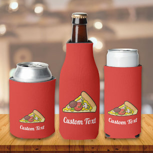 Botellas Enfriador de botella en forma de porción de pizza