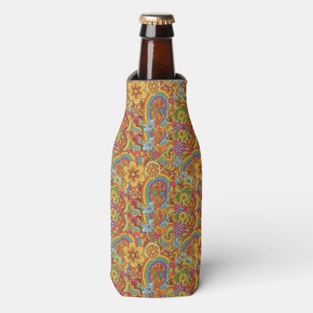 Botellas Enfriador de Botella Hippie (Frente de la botella)
