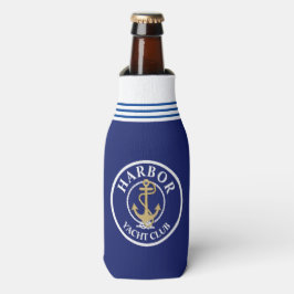 Botellas Enfriador de Botella Monograma Azul Marino