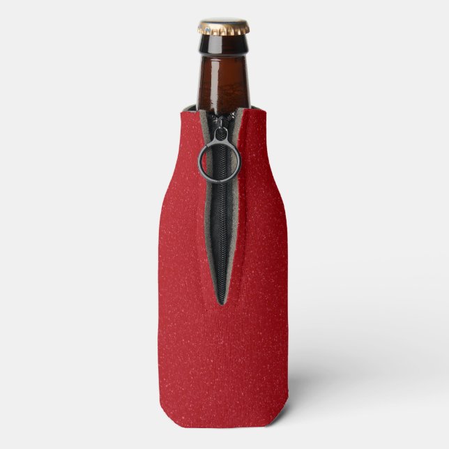 Botellas Enfriador de Botella Texturizado Rojo Tomate – Per (Reverso de la botella)