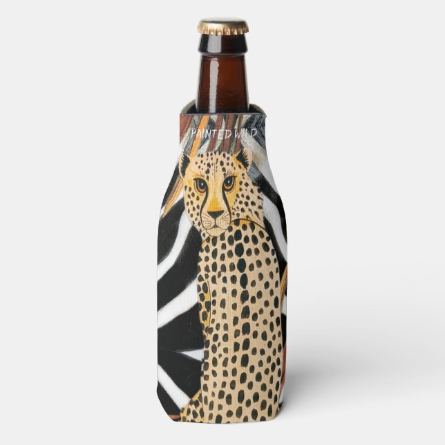 Botellas Enfriador de guepardo salvaje (Frente de la botella)