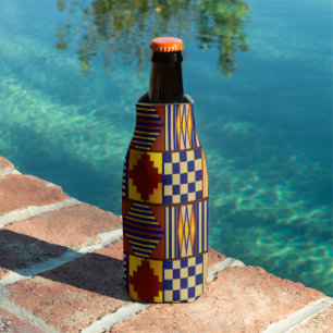 Botellas Enfriador de lata africano Kente
