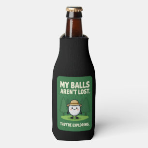 Botellas Enfriador de Latas con Frase Divertida de Golf en 