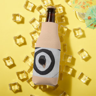 Botellas objetivo rompe enfriador de latas