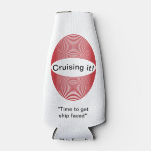 Botellas “Ship Faced” Koozie Enfriador de Botella