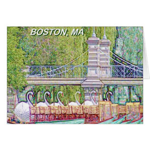 Botes de cisne de Boston con lápiz y filtro de tin