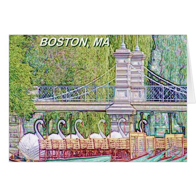 Botes de cisne de Boston con lápiz y filtro de tin (Anverso (Horizontal))