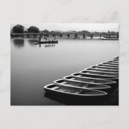 Botes de fila: Arashiyama, postal de Kyoto