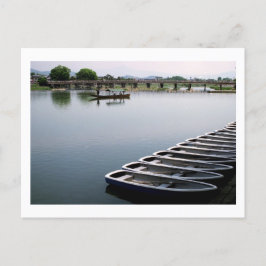 Botes de fila: Arashiyama, postal de Kyoto
