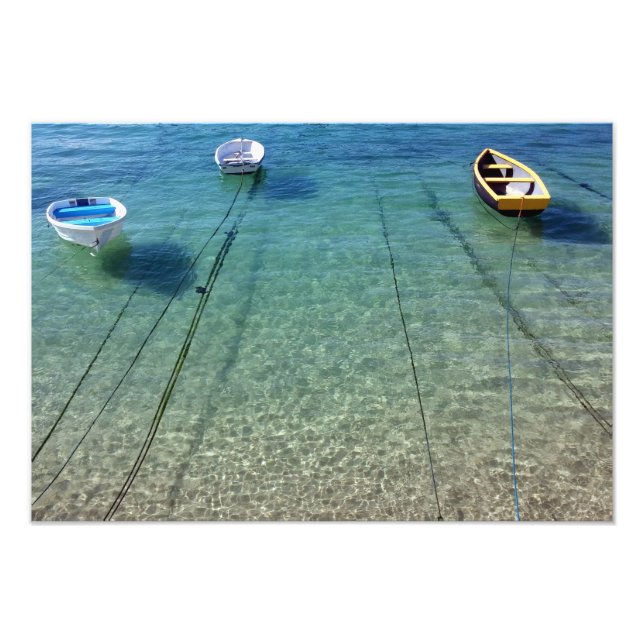 Botes en reposo - Impresión fotográfica (19" x 13" (Frente)