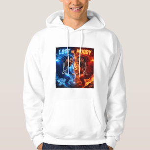 Botín Blanco Vs Sudadera Moody Para Hombres