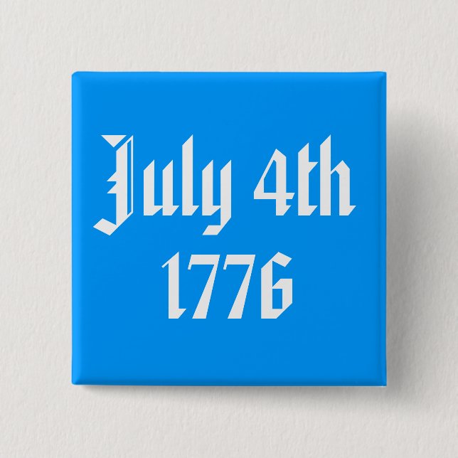 botón 1776 del 4 de julio (Anverso)
