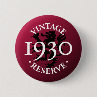 Botón 1930 de Pinback de la reserva del vintage