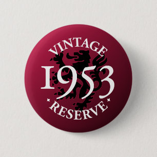 Botón 1953 de Pinback de la reserva del vintage