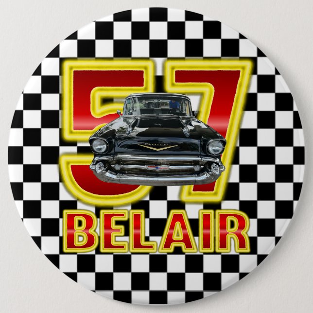 Botón 1957 del Bel Air de Chevy (Anverso)