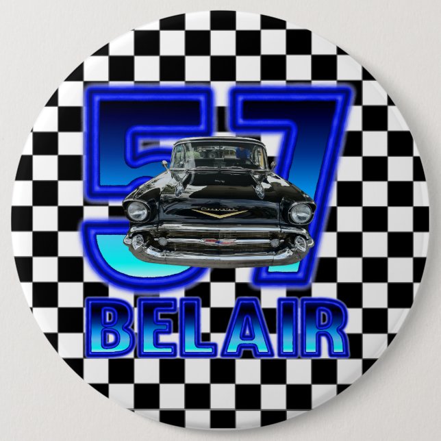 Botón 1957 del Bel Air de Chevy (Anverso)