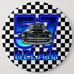 Botón 1957 del Bel Air de Chevy