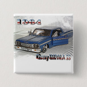 Botón 1964 de los SS del IMPALA de Chevy