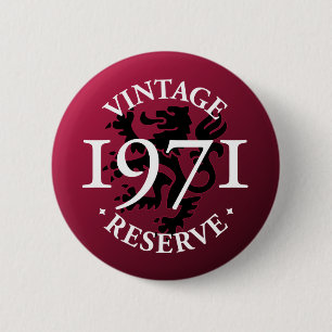 Botón 1971 de Pinback de la reserva del vintage