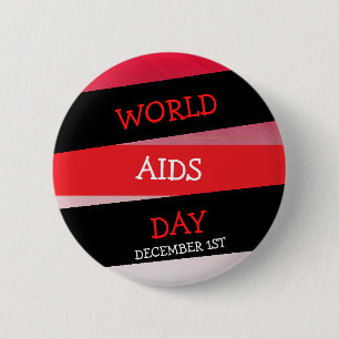 Botón 1 de diciembre del Día Mundial del Sida