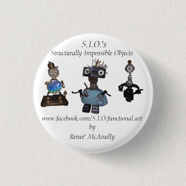 Botón #1 de s de S.I.O. " (Anverso)