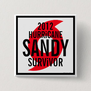 Botón 1 del superviviente 2012 de Sandy del