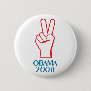 Botón 2008 de la paz de Obama 61023